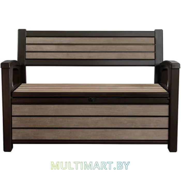 Скамья-сундук Keter Hudson Brushed Bench 235687 (коричневый)